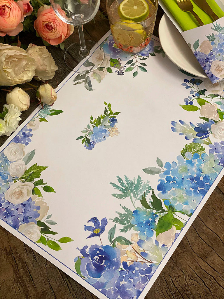 Violet Hydrangea Set · 6 People