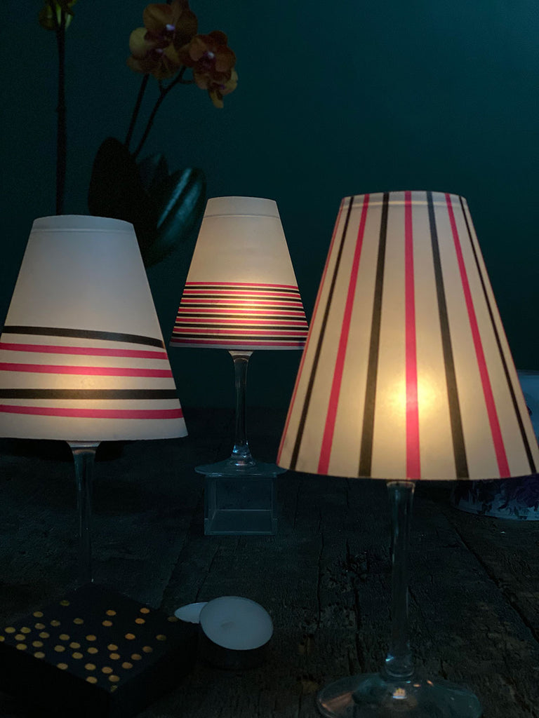 Lamp Shade · Lines Fuchsia