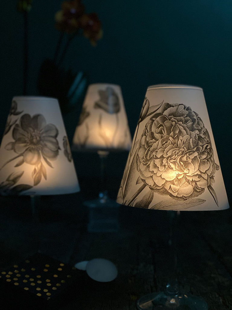 Lamp Shade · Peonies