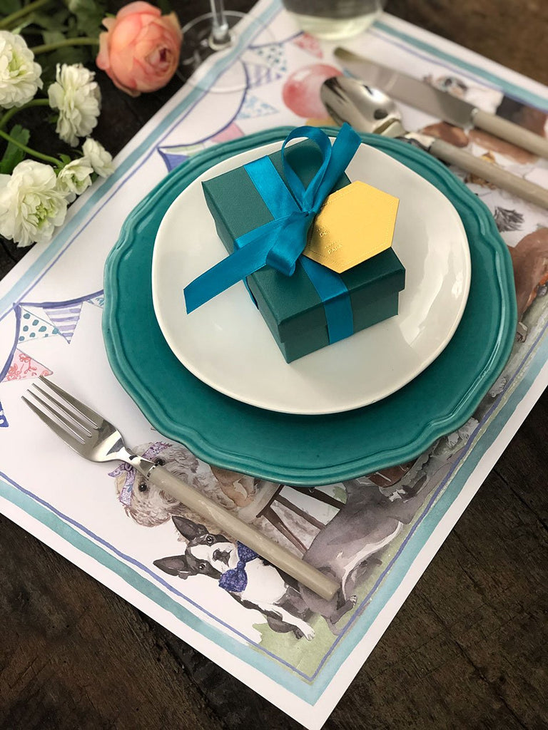 White Placemat · Birthday Dogs