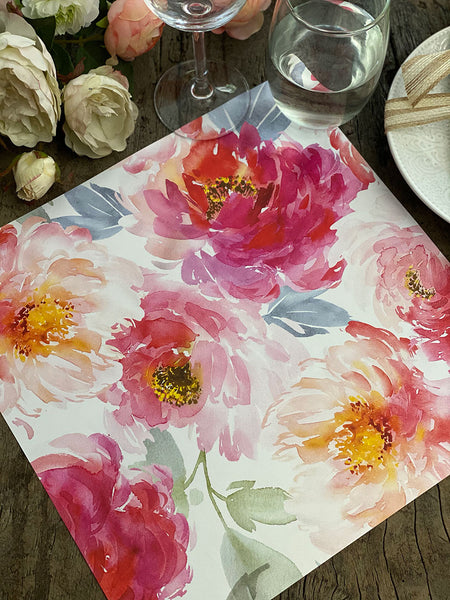 Square Placemat · Chrysanthemum