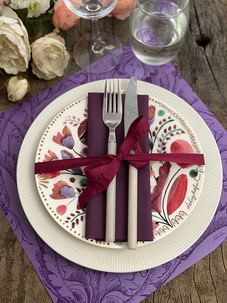 Square Placemat · Victorian Purple