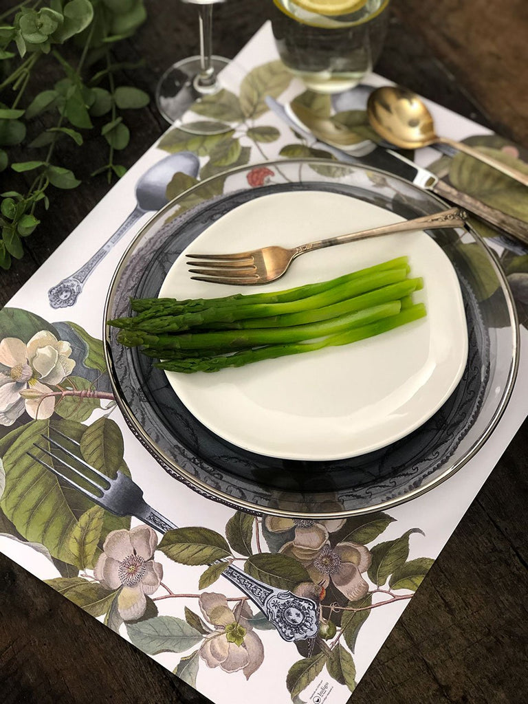 White Placemat · Botanic Plate