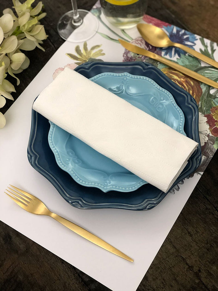 White Placemat · Bouquet