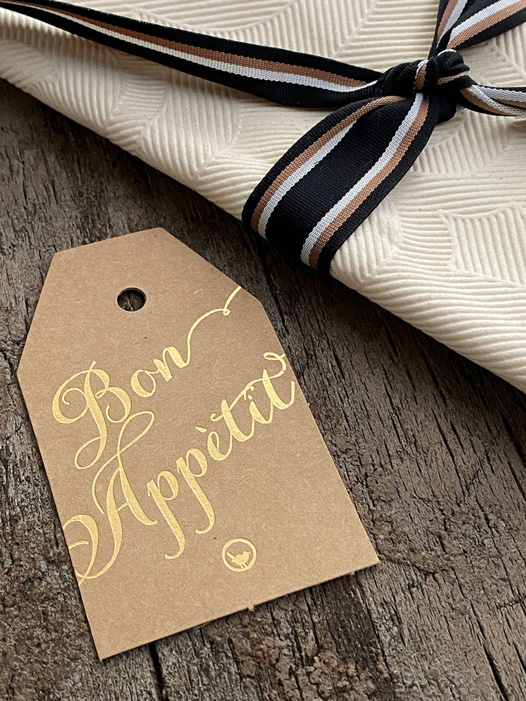 Table Tag Bon Appetit · Kraft