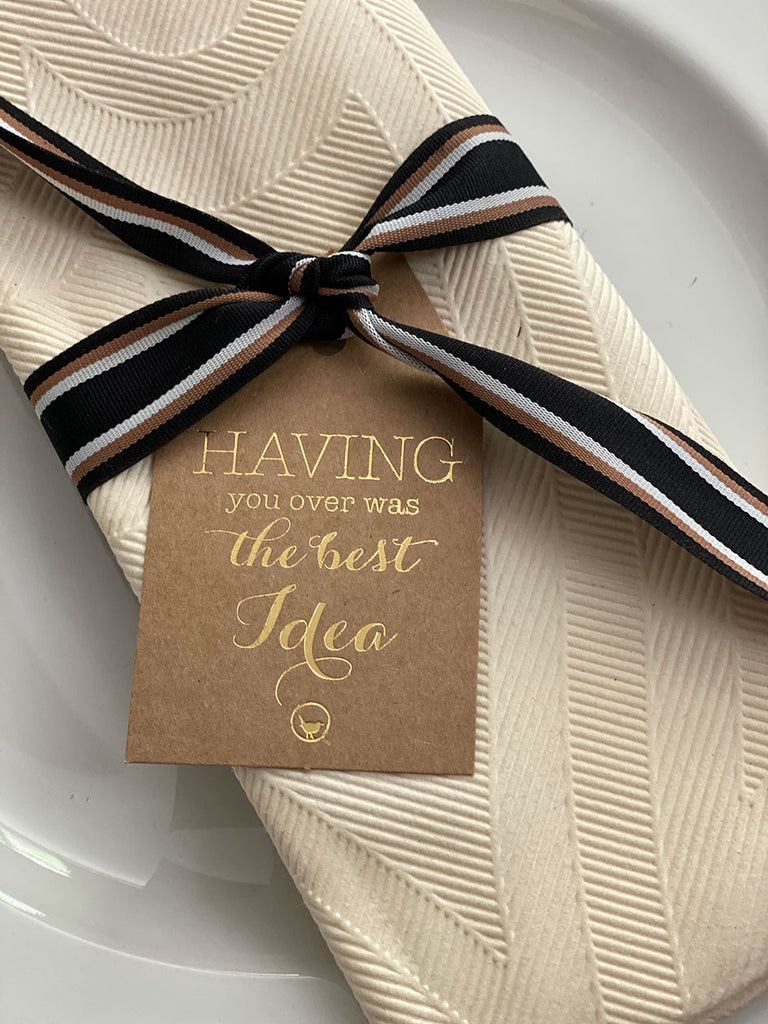 Table Tag Having You · Kraft