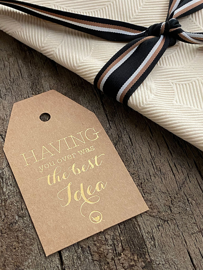 Table Tag Having You · Kraft