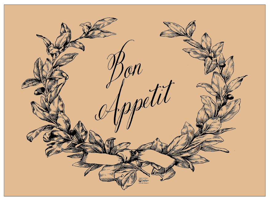 Kraft Placemat · Bon Appetit Ornament