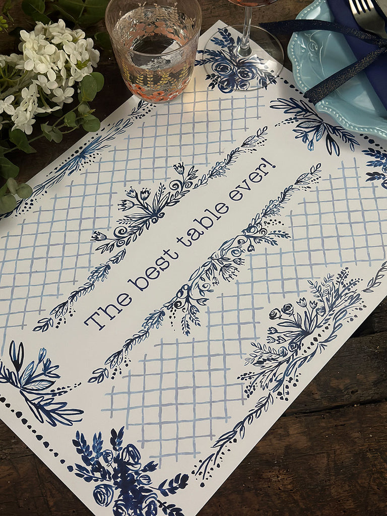 White Placemat · Best Table