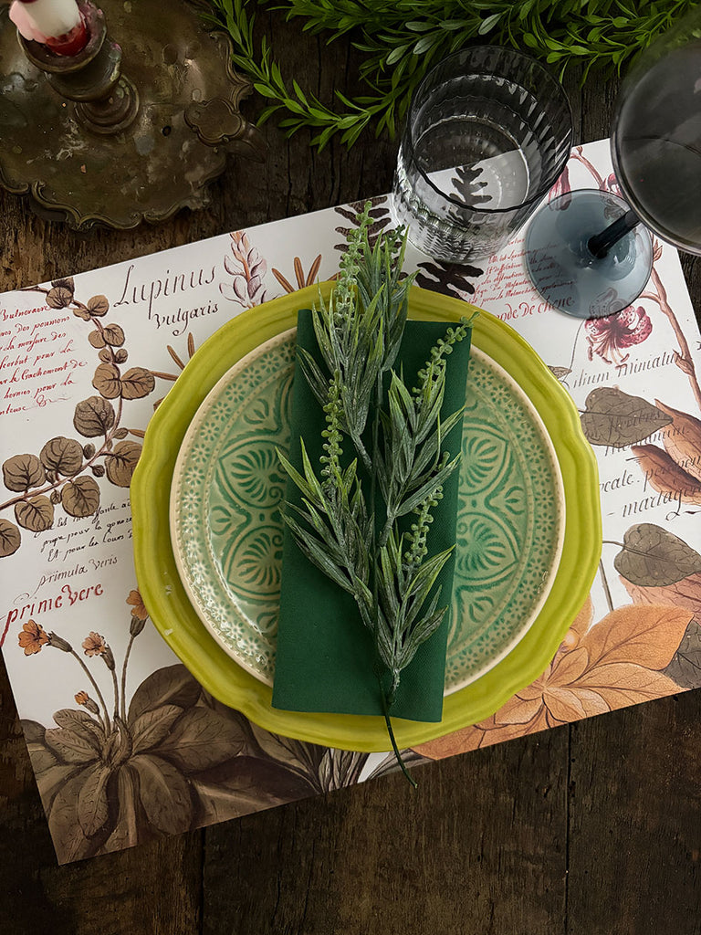 White Placemat · Botanic