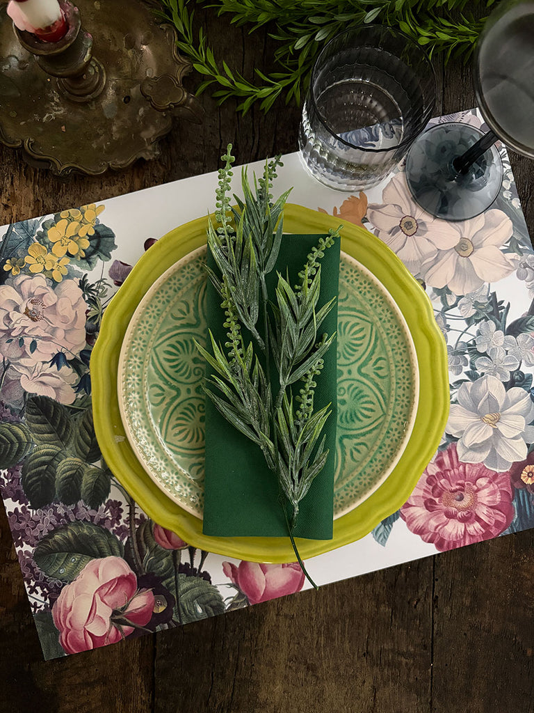 White Placemat · Lilac