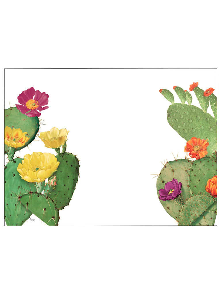 White Placemat · Mexican Cactus