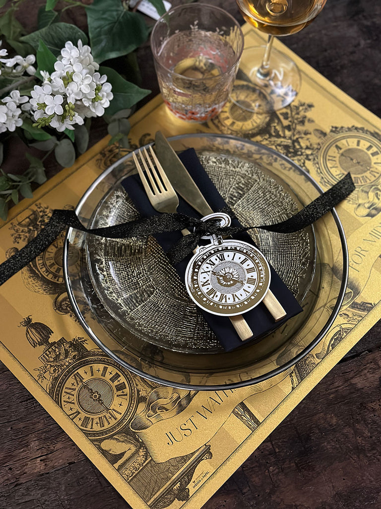 Gold Placemat · Clocks 2024