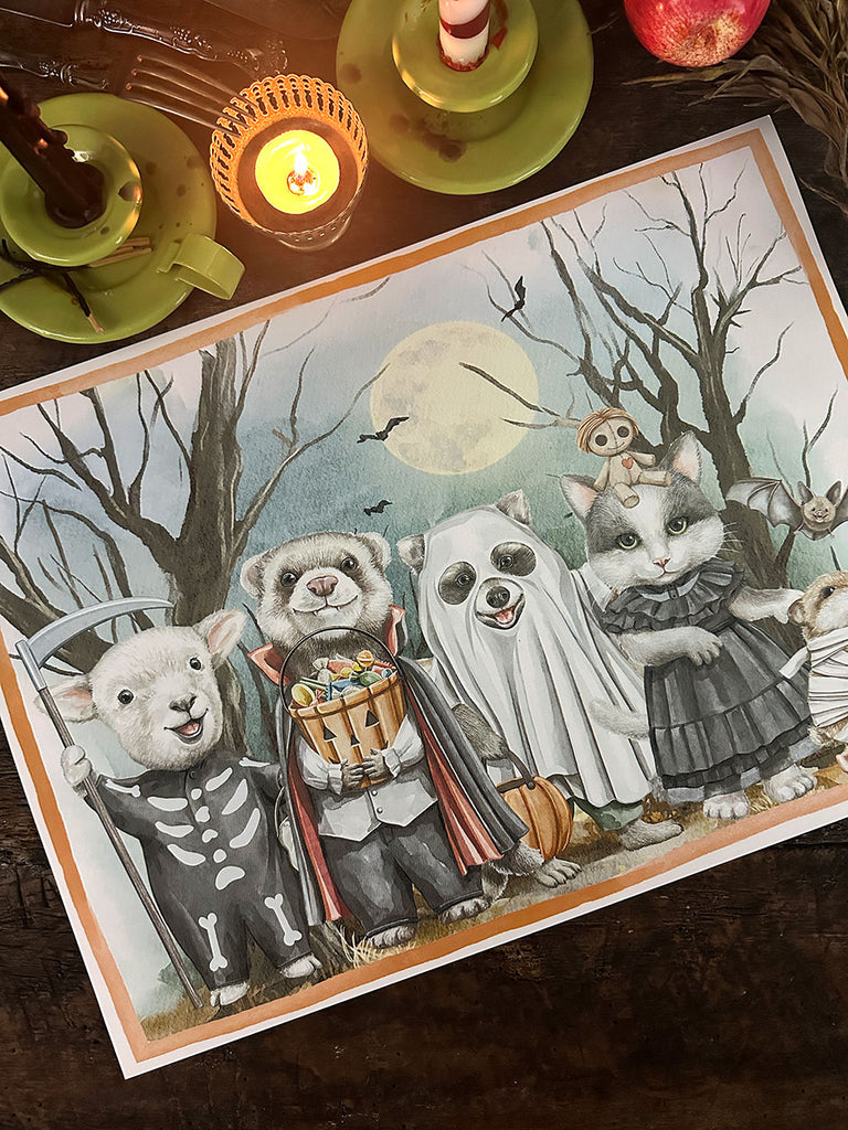 Table Set · The spooky bunch