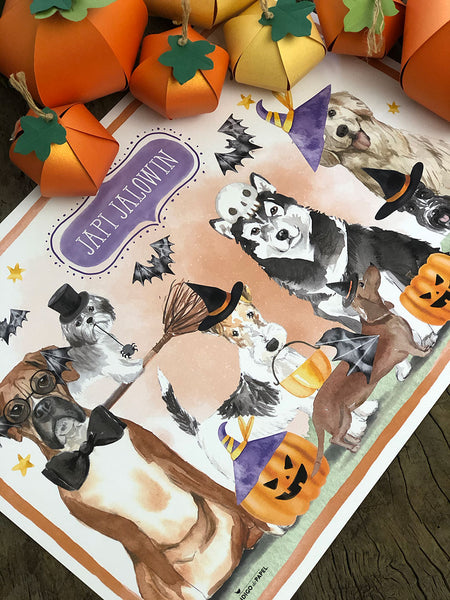 Table Set · Halloween Dogs (Japi Jalowin)