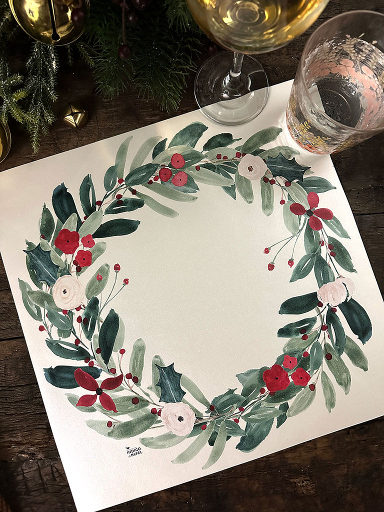 Square Placemat · Mistletoe