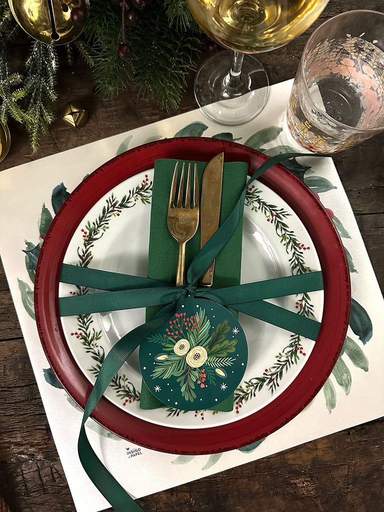 Square Placemat · Mistletoe