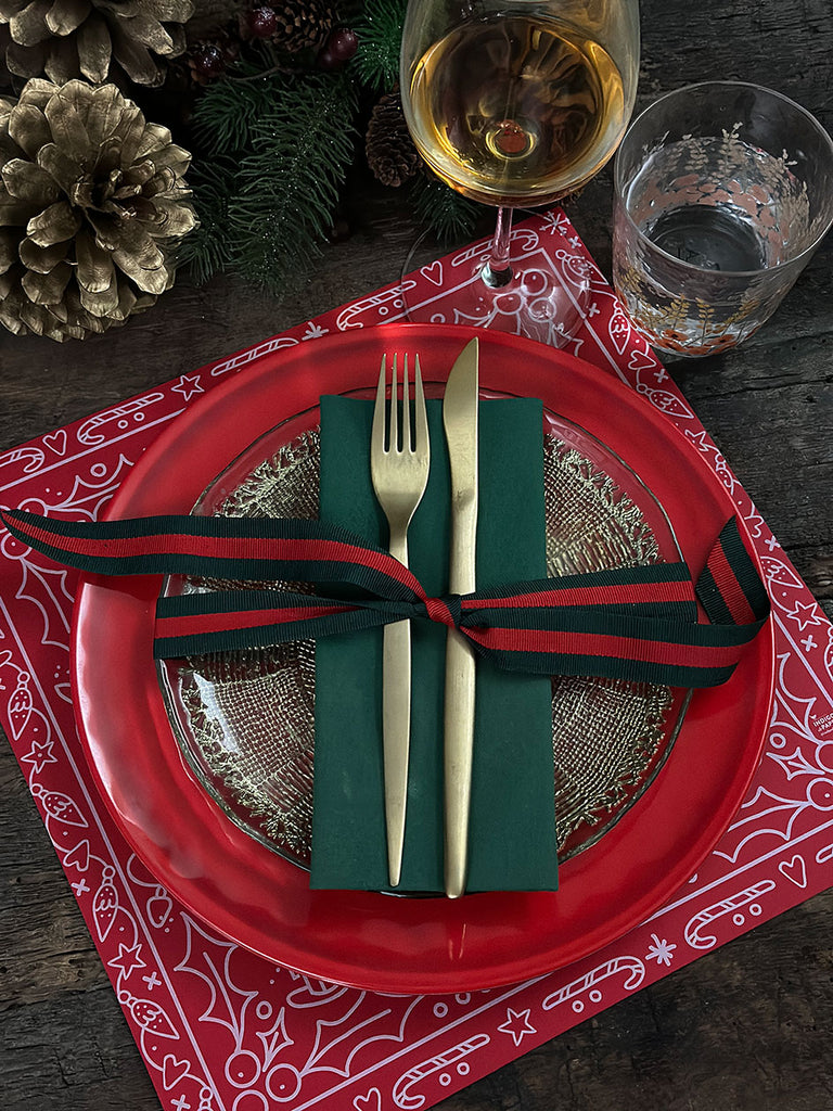 Square Placemat · Red