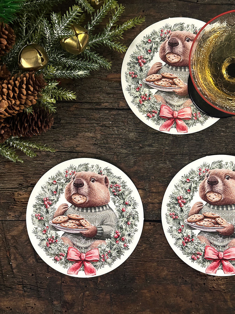 Round Coasters · Beaver