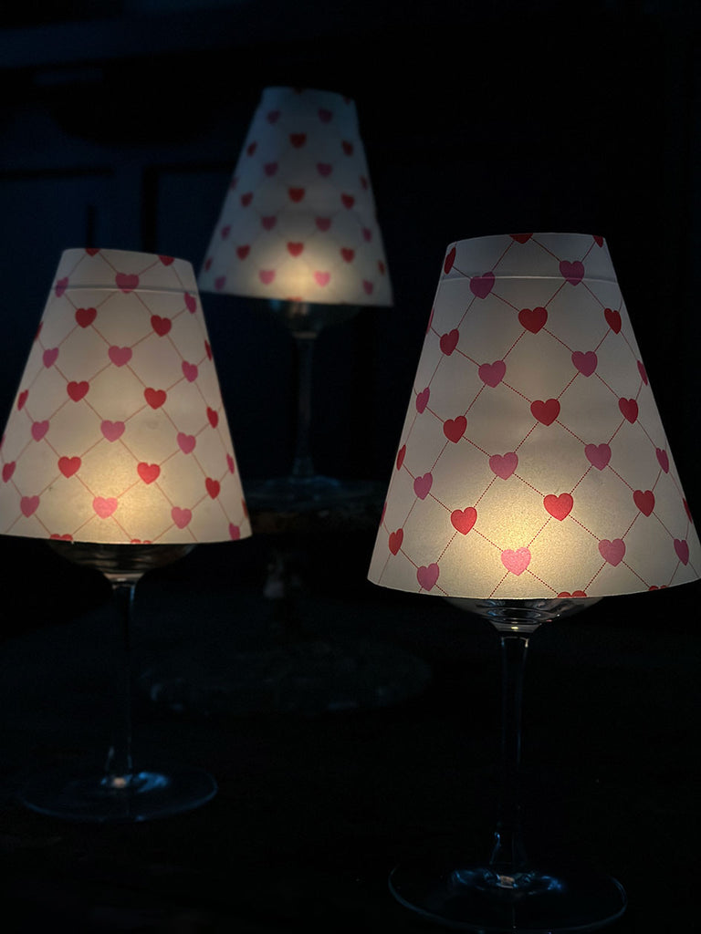 Lamp Shade · Valentines Hearts