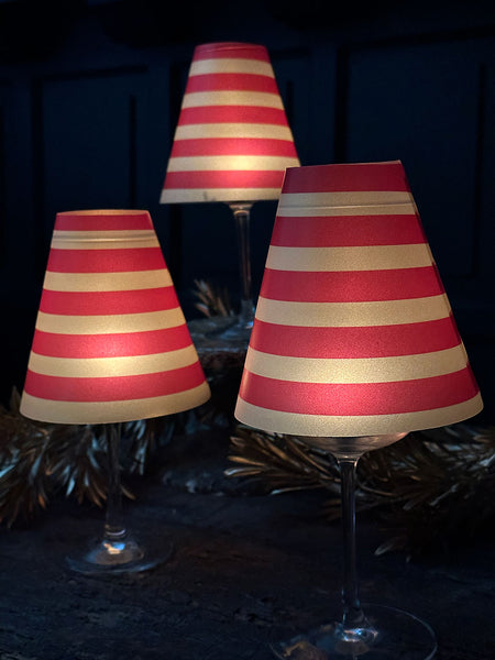 Lamp Shade · Red Stripes