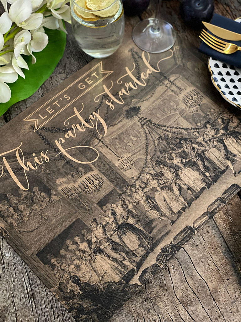 Kraft Placemat · Party Started