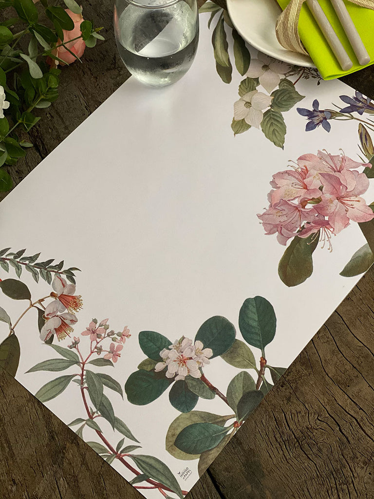White Placemat · Rhododendron