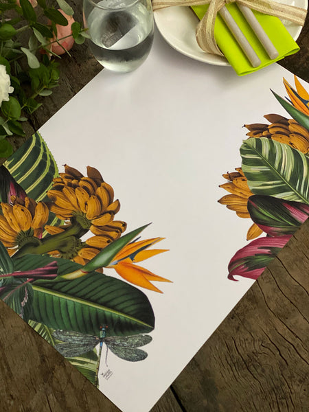 White Placemat · Tropical