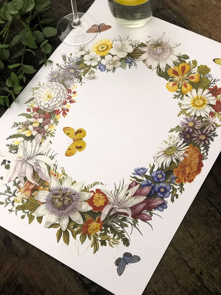 White Placemat · Daisy