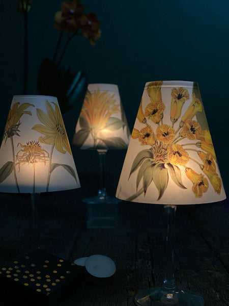 Lamp Shade · Yellow Flowers