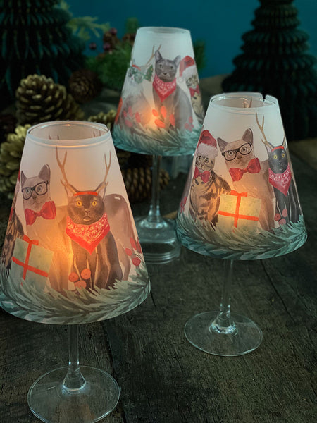 Lamp Shade · Xmas Cats