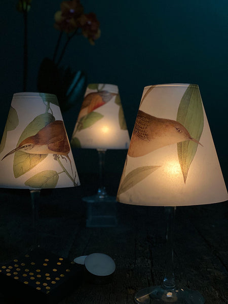 Lamp Shade · Beige Birds