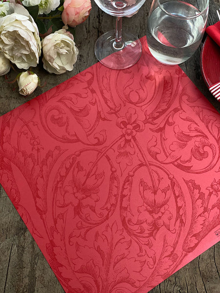 Square Placemat · Victorian Red