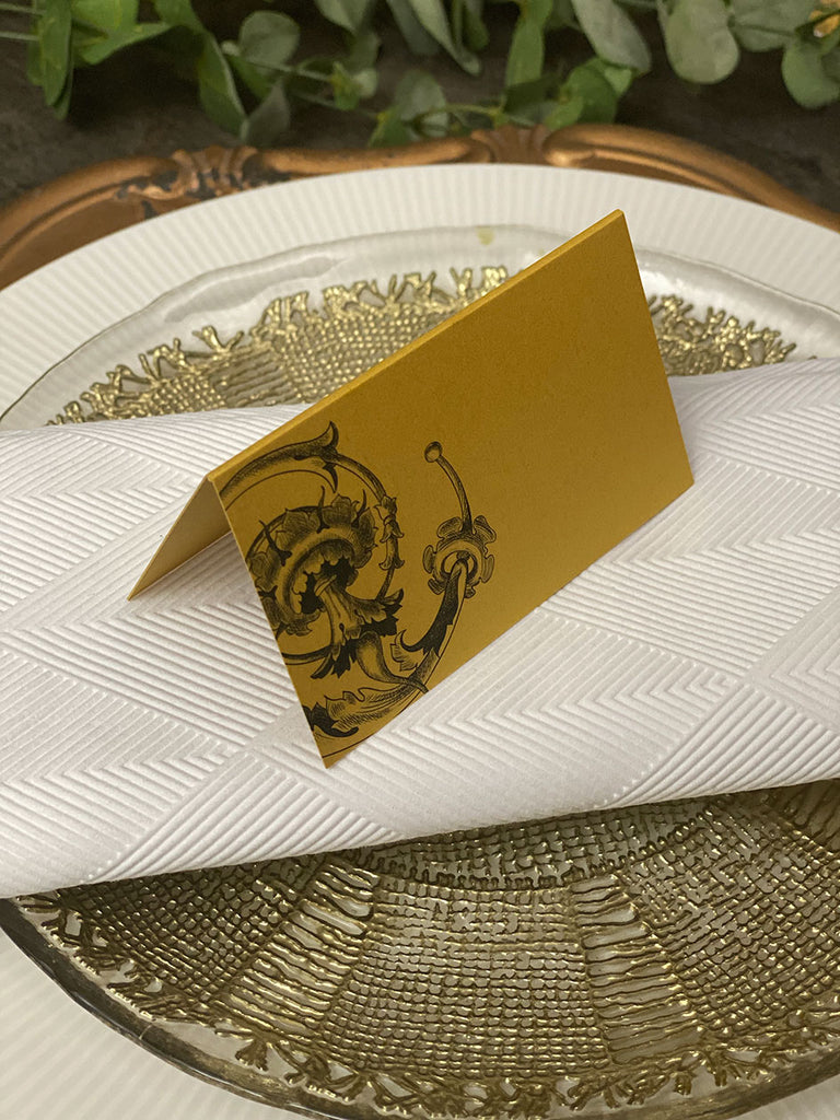 Placecard · Gold Ornament