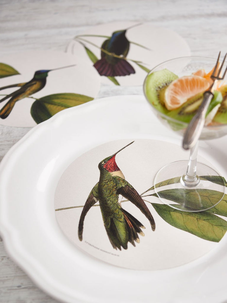 Plate Decor · Hummingbirds